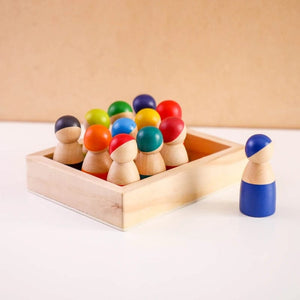 Smyles 12 Poupée de cheville en bois