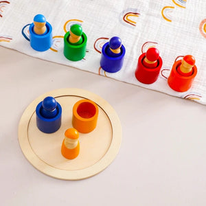 Smyles Poupée de cheville en bois