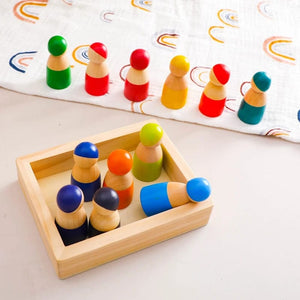 Smyles Poupée de cheville en bois