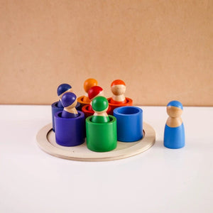 Smyles 7 Poupée de cheville en bois