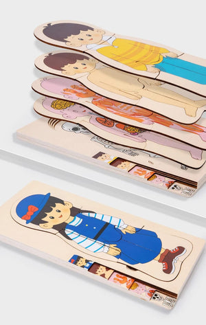 Smyles Puzzle corps humain Montessori