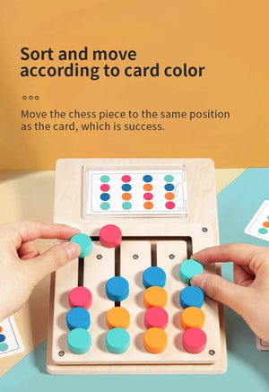 Smyles Puzzle Coulissant Pastel montessori