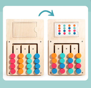 Smyles Puzzle Coulissant Pastel montessori