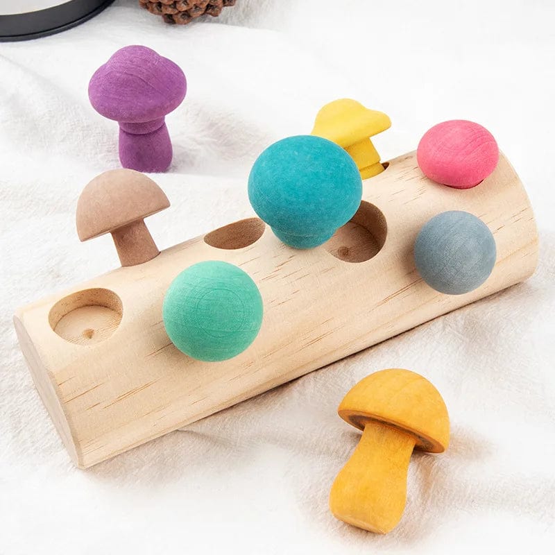 Smyles Puzzle en bois "Cueillette des champignons"