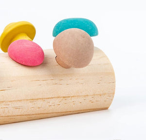 Smyles Puzzle en bois "Cueillette des champignons"