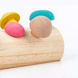 Smyles Puzzle en bois "Cueillette des champignons"