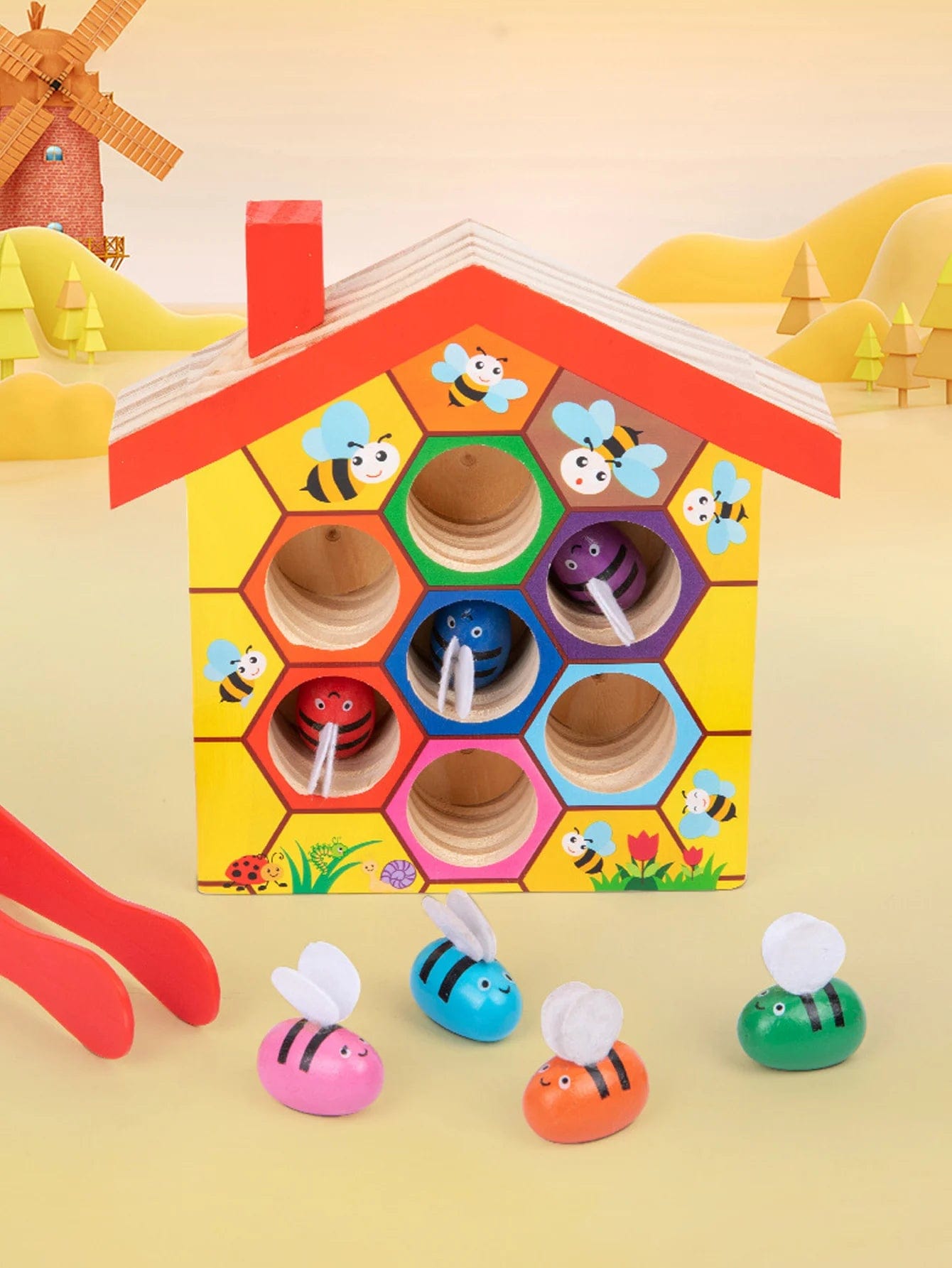 Smyles Ruche Montessori - Jeu des Abeilles