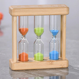 Smyles Orange, Vert et bleu / (1-3-5)min Sablier Montessori