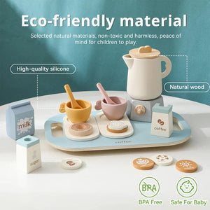 Smyles Service à Thé en bois Montessori