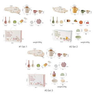 Smyles Service à Thé en bois Montessori