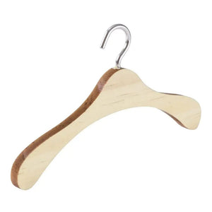 Smyles Set de 4 Mini cintres en bois Montessori