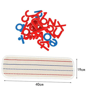 Smyles Petit tapis avec alphabet Tapis d'écriture Montessori