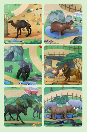 Smyles Tapis de jeu animaux ZOO