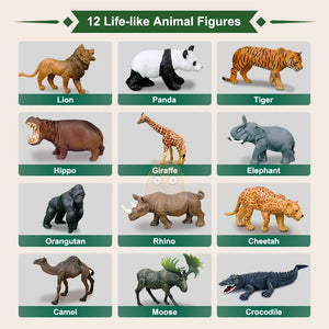 Smyles Tapis de jeu animaux ZOO