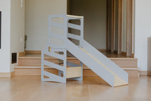 Smyles Gris / Rayures Tour D'observation Toboggan