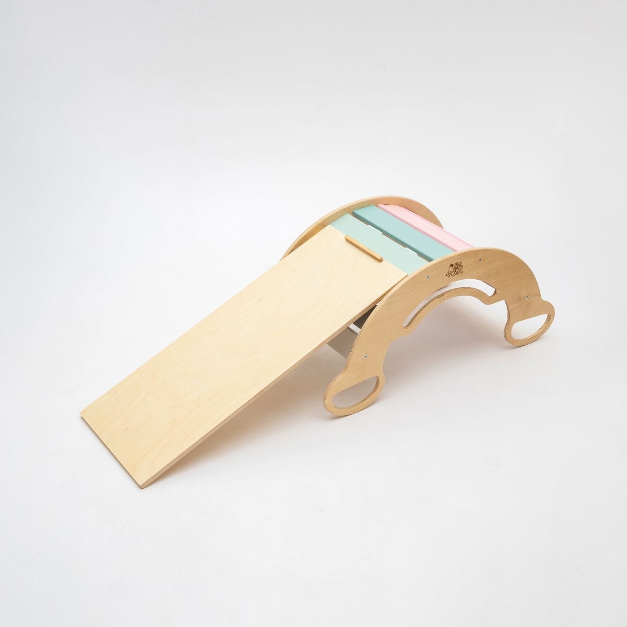 Smyles Arche de Motricité Montessori Pastel + Toboggan