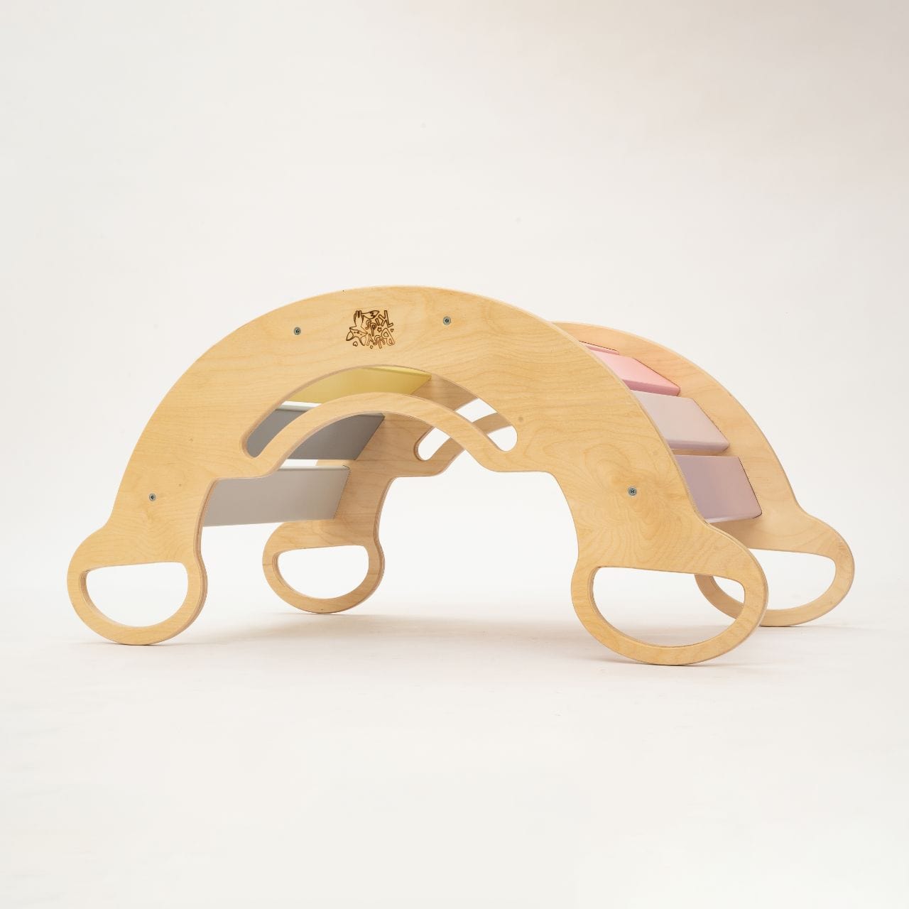 Smyles Arche de Motricité Montessori Pastel + Toboggan