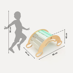 Smyles Arche de Motricité Montessori Planche Double Face