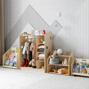 Smyles Armoire Montessori Bois Naturel