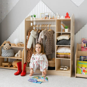 Smyles Armoire Montessori Bois Naturel