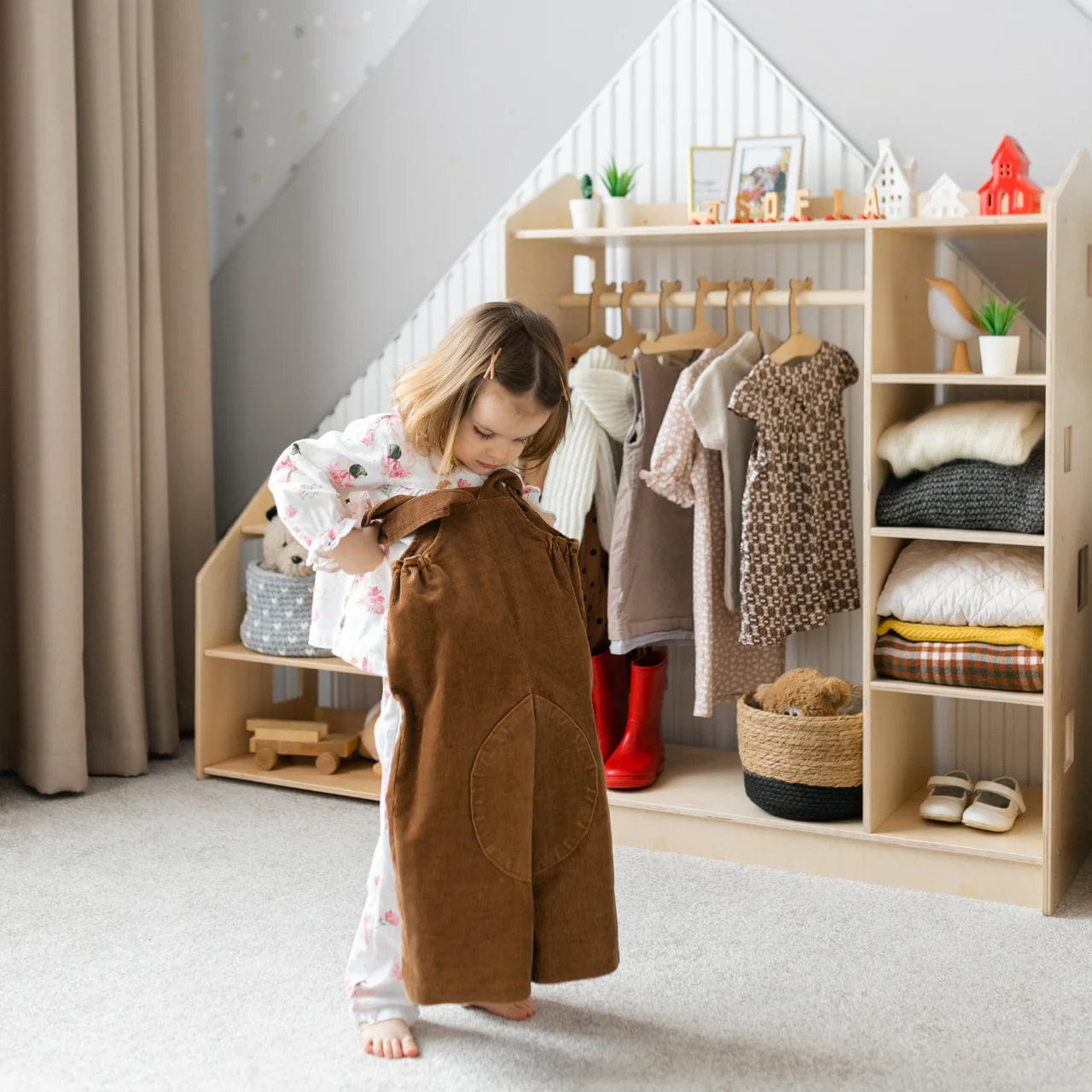 Smyles Armoire Montessori Bois Naturel