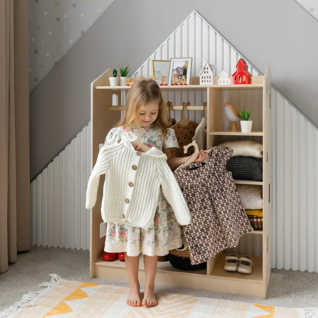 Smyles Armoire Montessori Bois Naturel