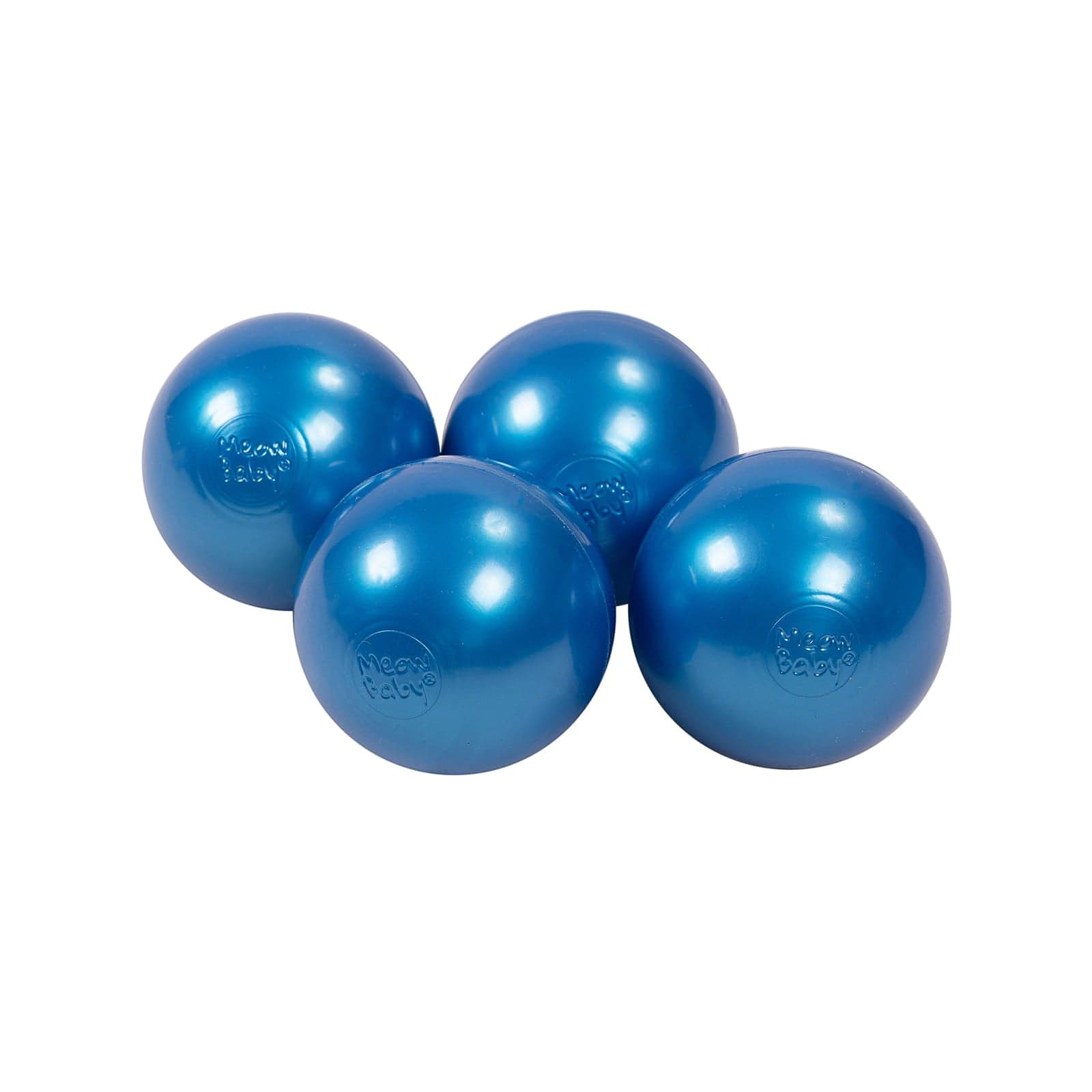 MeowBaby Balles en plastique Bleu Perlé