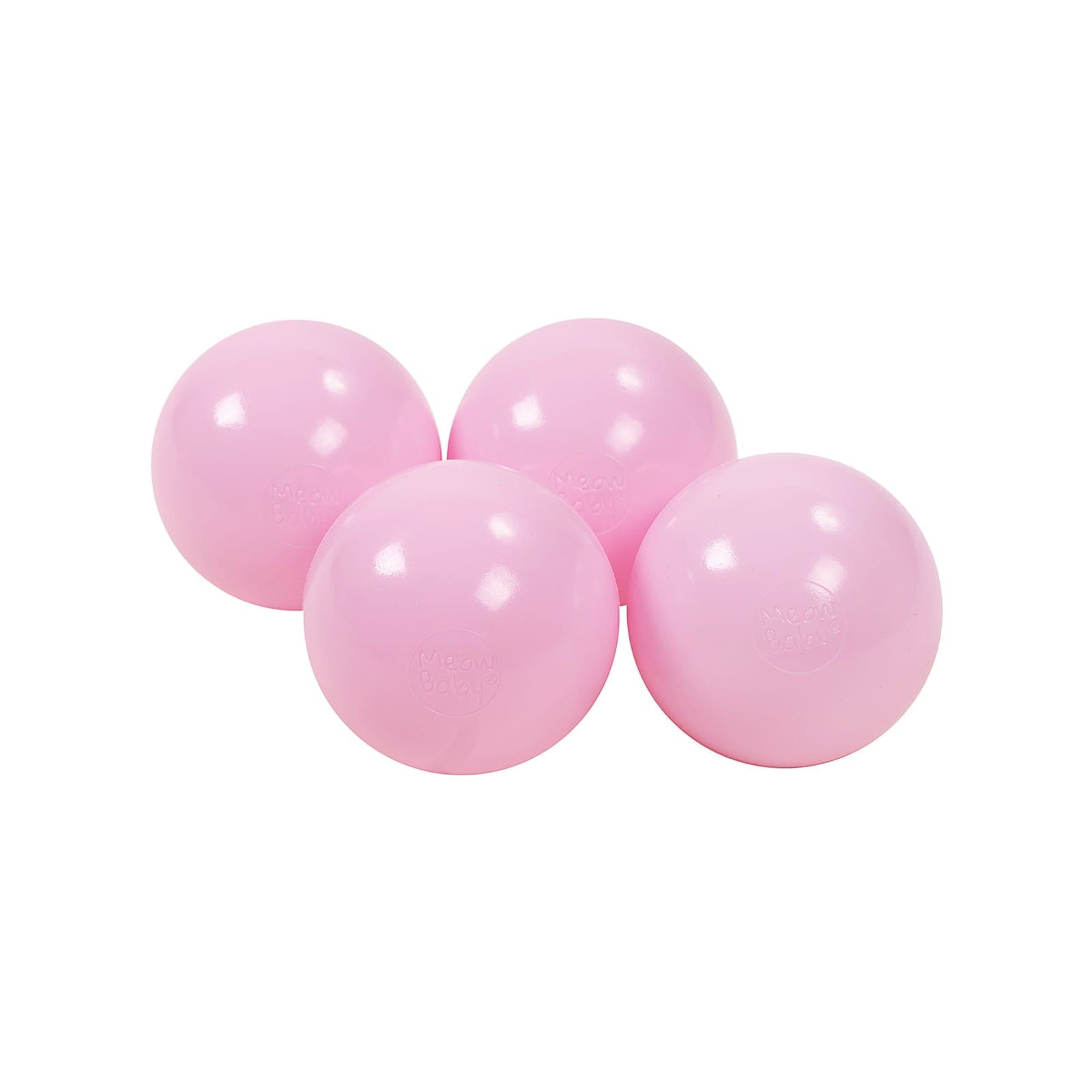 MeowBaby Balles en plastique Rose Pastel