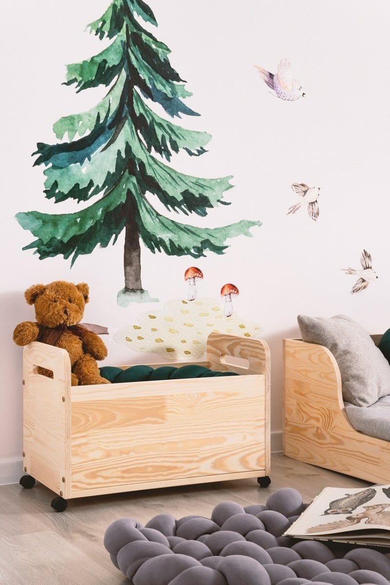 ADEKO Coffre de rangement Montessori OUPLA