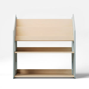 Smyles Étagère + Bibliothèque Montessori 2 en 1 Bleue