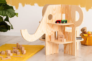 ADEKO Étagère Montessori Élephant