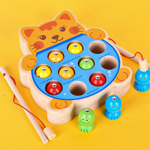 Smyles Chat Jeu de Pêche Magnétique Montessori