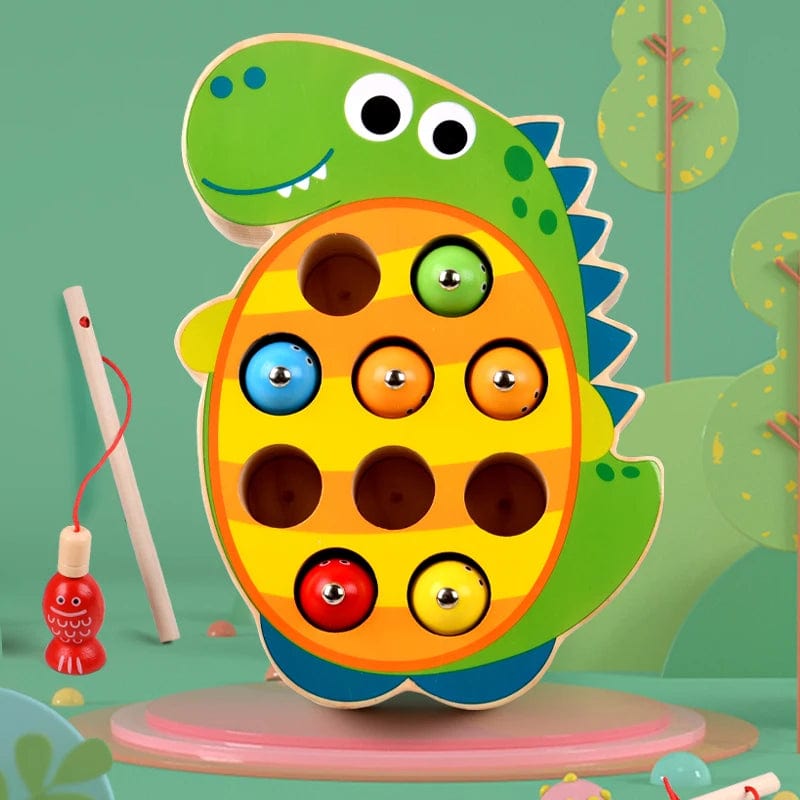 Smyles Dinosaure Jeu de Pêche Magnétique Montessori