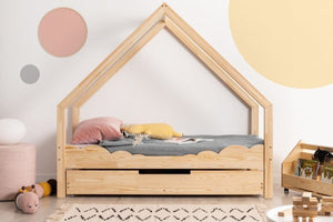 ADEKO Lit Montessori au sol Cabane LOCA D