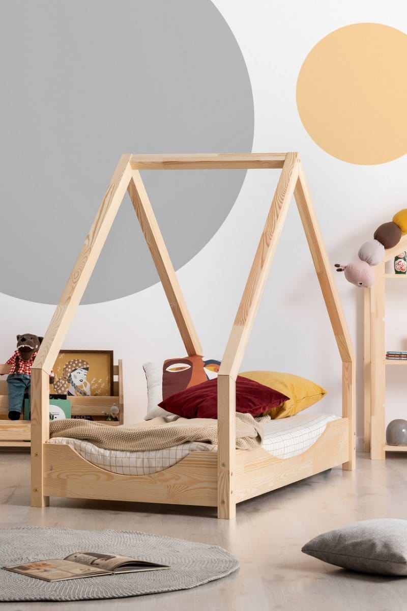 ADEKO Lit Montessori au sol Cabane LOCA E