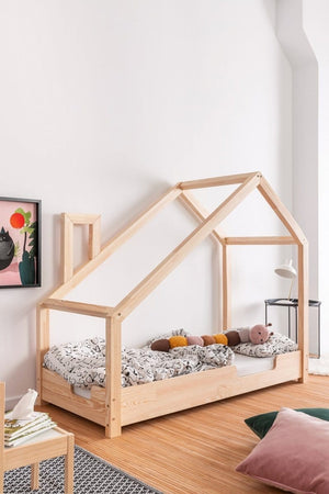 ADEKO Lit Montessori au sol Cabane LUNA C