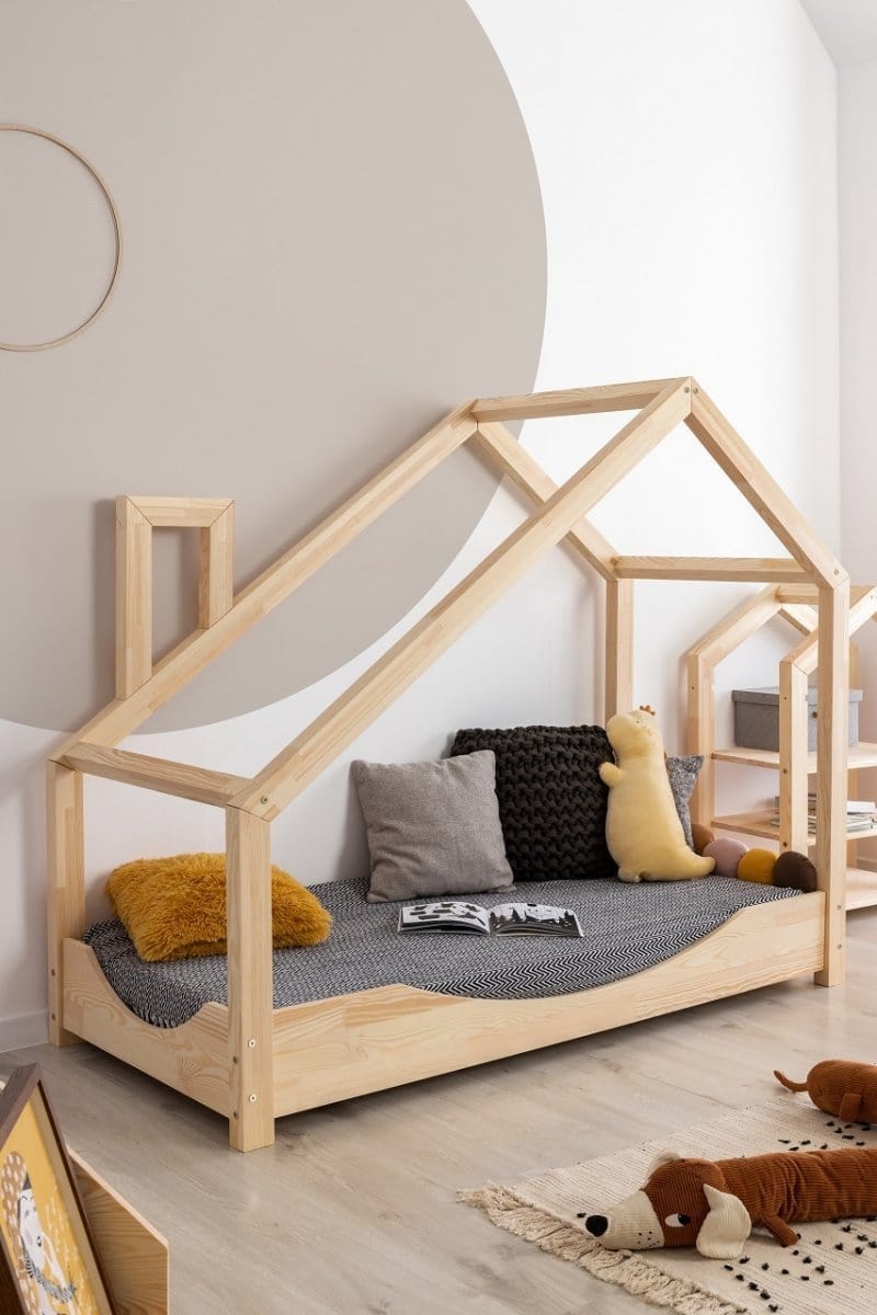 ADEKO Lit Montessori au sol Cabane LUNA E