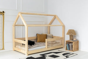 ADEKO Lit Montessori au sol Cabane MBW