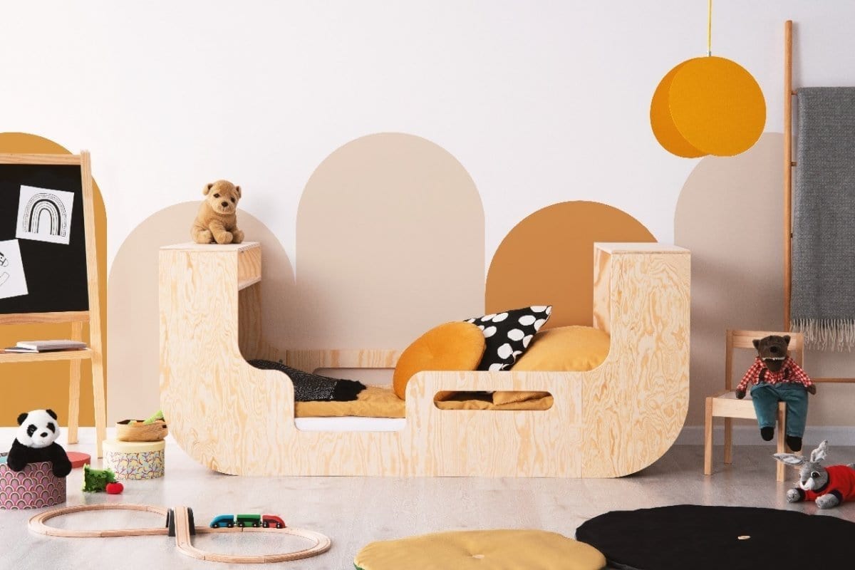 ADEKO Lit Montessori avec barrières RIKO