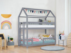 BENLEMI Taupe / 222 cm Lit Montessori MONTY