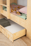 ADEKO Lit Montessori Superposé SIMBA avec rangement
