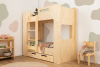 ADEKO Lit Montessori Superposé SIMBA avec rangement