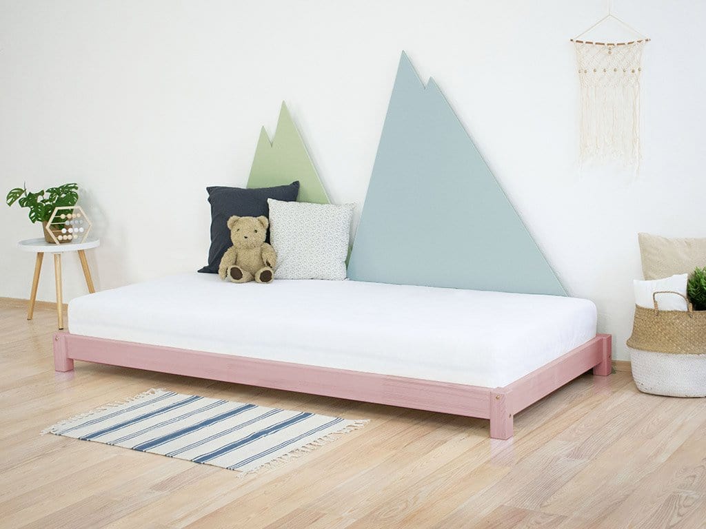 BENLEMI 80 * 160 cm / Rose Lit Montessori TEENY