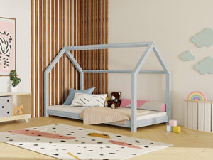 BENLEMI 70 * 160 cm / Gris Lit Montessori TERY