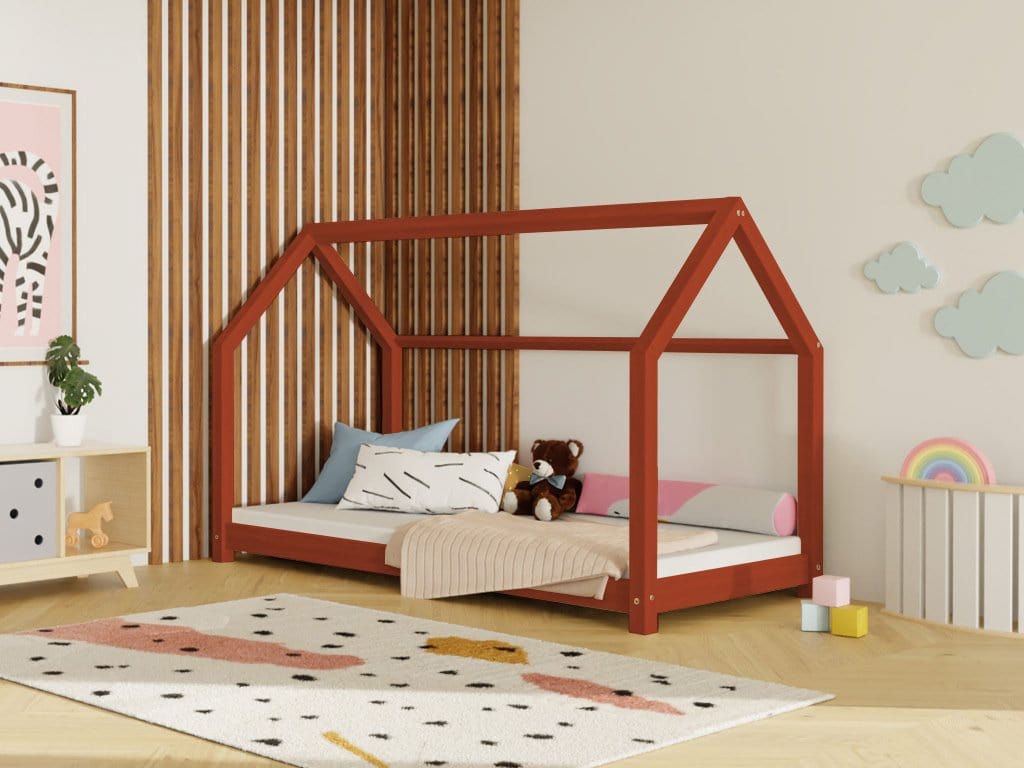 BENLEMI 70 * 160 cm / Rouge Lit Montessori TERY