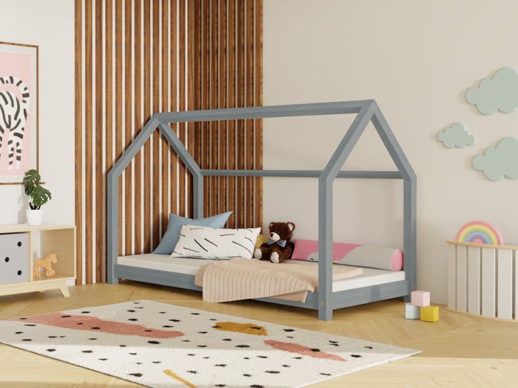 BENLEMI 70 * 160 cm / Taupe Lit Montessori TERY