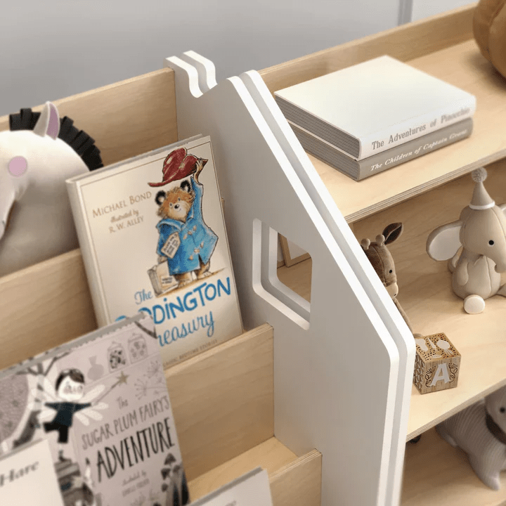 Smyles Pack Étagère + Bibliothèque Montessori Blanche