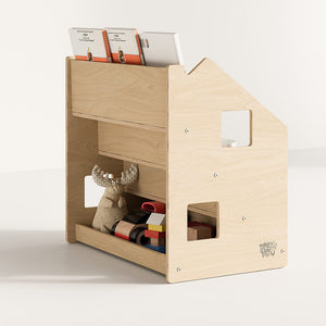 Smyles Pack Étagère + Bibliothèque Montessori Bois