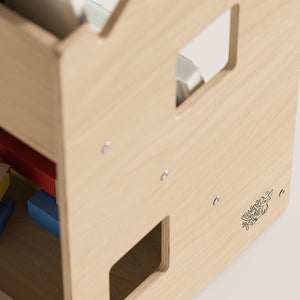 Smyles Pack Étagère + Bibliothèque Montessori Bois