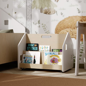 Smyles Petite Bibliotheque Montessori Blanche